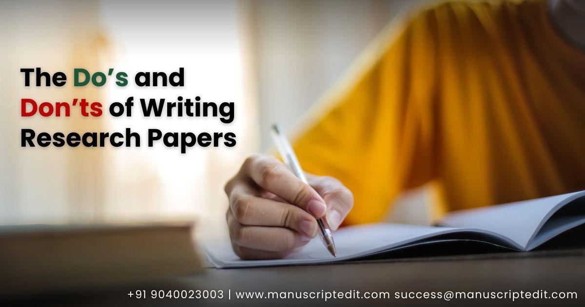 The Do’s and Don’ts of Writing Research Papers