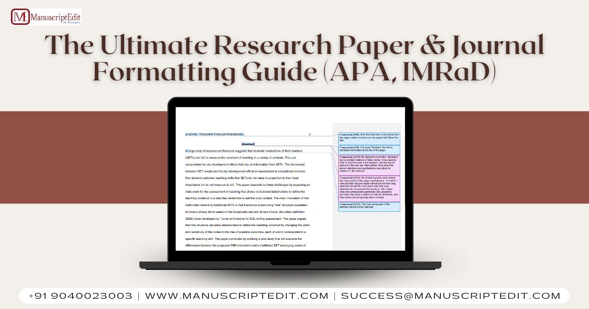 The Ultimate Research Paper & Journal Formatting Guide (APA, IMRaD)