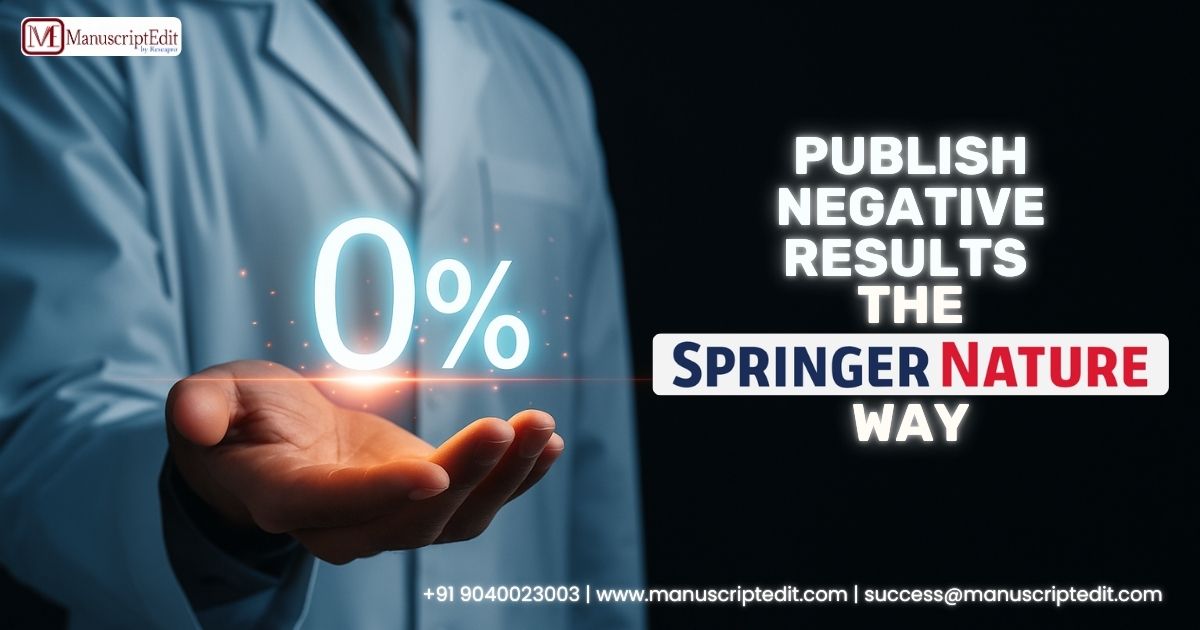 Publish Negetive Results